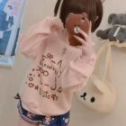 Nyanko Pastel Sweatshirt - Kawaii Clothes word1