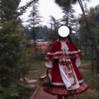 Red Cape Puffy Dress - Classic Lolita Aesthetic word2