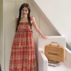 French Style Suspender Skirt - Vintage Aesthetic word2