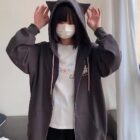 Japanese Style Cat Eared Hoodie - Harajuku Aesthetic word1