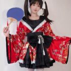 Kawaii Fox Kimono - Japanese Lolita Aesthetic word1