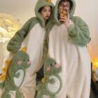 Pajama Dino-Shark Jumpsuit - Couple Edition word3