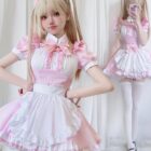 Pink Maid Costume - Kawaii Aesthetic word1