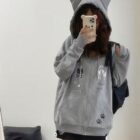 Kawaii Cat Paw Print Hoodie - Harajuku Aesthetic word2