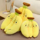 Cute yellow banana plushies, three pack edition. Soft and adorable toy bananas.