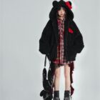 Checkered Skirt - Punk Lolita word1