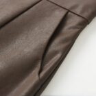 Vegan Leather High Waist Shorts - Vintage Aesthetic word1