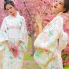 Japanese Floral Kimono - Traditional Aesthetic word1
