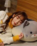 Kawaii chonky cat plushie - Loaf Bread Edition, soft and cuddly plush toy.