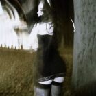 Skull Printed Tight Dress - Gothic Aesthetic word2