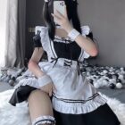 Soft Girl Japanese Lolita Maid Costume word3