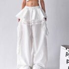 Fake Skirt Cargo Pants - Y2K Aesthetic word2