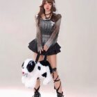 Kawaii Lolita Mini Skirts - Harajuku Aesthetic word3