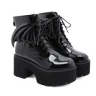 High Heels Leather Boots - Gothic Collection word2