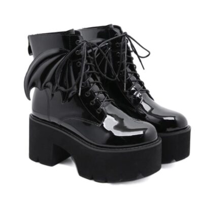 High Heels Leather Boots - Gothic Collection