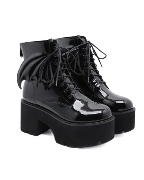 High Heels Leather Boots - Gothic Collection