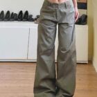 American Style High Waist Pants - Y2K Aesthetic word2