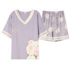 Happy Bear Summer Pajamas - Kawaii Clothes word3