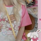 MIKKO Printed Shirt - Harajuku Aesthetic word3