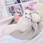 Korea Plush Little Fox Keychain Car Pendant Creative Gift word3