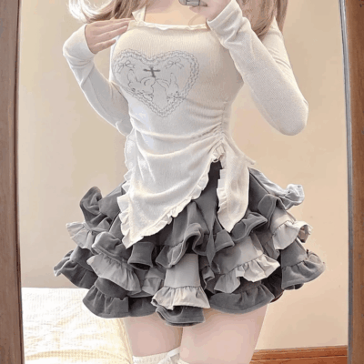 Y2K Lolita Set - Vintage Aesthetic