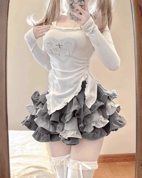 Y2K Lolita Set - Vintage Aesthetic