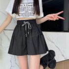 Elastic Casual Shorts - Korean Aesthetic word2