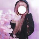 Floral Design Hooded Jacket - Harajuku Aesthetic word1