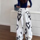 High Waist Loose Pants - Y2K Aesthetic word1