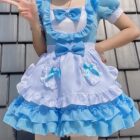 Unisex Japanese Maid Dress - Kawaii Aesthetic word1
