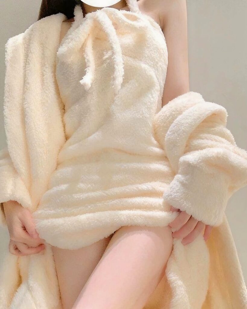 Flannel Cozy Nightdress - Comfy Aesthetic