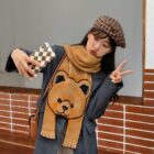 Cartoon Animals Scarf - Cute Clothes word1