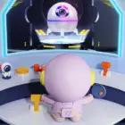 Kawaii Mini Spaceship Humidifier word3