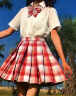 Xiaochun Tartan Skirt