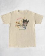 Cute Kitten Besties Forever T-Shirt featuring four adorable kittens together.
