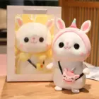 Cotton the Adventurous Rabbit - Kawaii Hatted Bunny Plushie word3