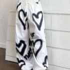 High Waist Loose Pants - Y2K Aesthetic word1
