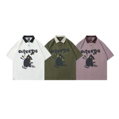 Short-sleeved Cat T-shirt - Kawaii Clothes