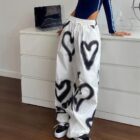 High Waist Loose Pants - Y2K Aesthetic word1