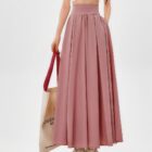 Long Loose Summer Skirt - Korean Aesthetic word1