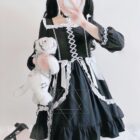 Lace Chibi Dress - Gothic Lolita Aesthetic word2