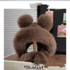 Thick Fluffy Bear Ears Hat - Kawaii Winter word1