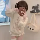 Nyanko Pastel Sweatshirt - Kawaii Clothes word1