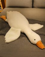 Feather Gang - The Giant Goose Plush, a large white and orange plush goose toy.