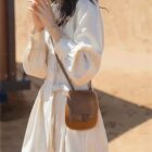 Korean Style Long Dress French - Vintage Aesthetic word1