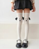 Kawaii animal stockings featuring a dog design, JK Edition.