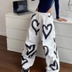 High Waist Loose Pants - Y2K Aesthetic word1