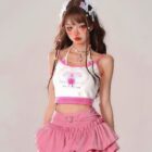 Kawaii Lolita Mini Skirts - Harajuku Aesthetic word3
