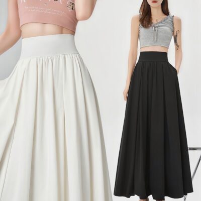 Long Loose Summer Skirt - Korean Aesthetic