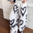 High Waist Loose Pants - Y2K Aesthetic word1